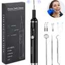 Teeth Cleaner Professional with LED Light Teeth Cleaning Set for Adults Kids Black|Health & Beauty
