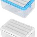 gofidin 2Pcs Multifunctional Soap Box, Soap Dish with Drain,Hands-Free Foaming Soap Box and Home Storage Soap Box