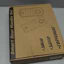 Fingerprint Door Lock with Handle Sets, BEBASIA Keyless Entry Door Lock, Bluetooth Front Handle Set, Smart Deadbolt, Electronic Keypad Digital Lock with Handle, Black