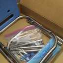 Platinum Health Carousel Sliding Shower Chair Tub Transfer Bench with Swivel Seat, Premium Padded, Pivoting Arms, Adjustable Space Saving Design for Tubs, Inside Shower, for Handicap & Seniors, Blue