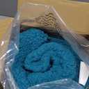 Bedsure GentleSoft Fluffy Turquoise Teal Blankets Queen Size for Bed, Thick Sherpa Faux Fur Fleece Fuzzy Plush Winter Warm Soft Full Queen Blankets, Bedroom Teal Decor Cozy Gifts for Women Men, 90x90