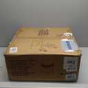 OIOG Round Side Table with Drawer, Modern Nightstand with Shelf and Chrome Finish Metal Legs, 2 Tier End Table for Living Room, Bedroom, Office, Marbling Natural Stone/Silver