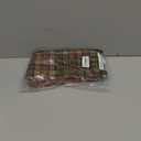 VHC Brands Crosswoods Plaid Cotton Primitive Bedding King Pillow Case Set of 2, Natural Tan