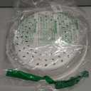 Collapsible Microwave Splatter Cover, 10.5 Inch, Microwave Plate Cover With Steam Vent (white)