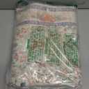 2x3 Entryway Rug Washable Non-Slip - Soft Low Pile Botanical Small Area Rug for Kitchen Bedroom - Boho Floral Indoor Door Mat with Rubber Backing (Cream, 2x3)