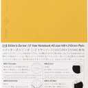 Nitoms S4146 STALOGY Notebook, 1/2 Ear Notebook, A5, Solid Color, Yellow