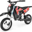 Hiboy DK1 36V Electric Dirt Bike,300W Electric Motorcycle - Up to 15.5MPH & 13.7 Miles Long-Range,3-Speed Modes Motorcycle for Kids Ages 3-10 (Red)