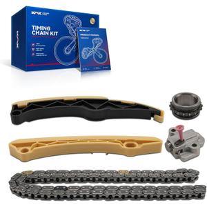 KAX Timing Chain Kit with Tensioner for Hyundai Accent 2012-2020, Tucson 2016-2018, Veloster 2012-2017 2019-2021, Kia Soul 2017-2019, Rio 2012-2020, Kona Elantra GT Optima Sonata Forte Koup 1.6L