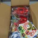 Beby Buty 64PCS Puzzle Race Track Car Set for Kids Boys, Floor Puzzle Tracks Car Toys for Boys Girls Ages 3-5 4-6, Toddler Toys Gifts for 3 4 5 Year Old, Ideal 3 4 5 6 Year Old Birthday Gifts