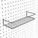 Pegboard Shelves, Peg Board Hooks, Organizer, for Storing A Variety of Tools, 4 Packs, Black