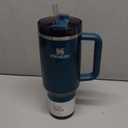 STANLEY Quencher H2.0 Tumbler with Handle and Straw 40 oz | Flowstate 3-Position Lid | Cup Holder Compatible for Travel | Insulated Stainless Steel Cup | BPA-Free | Fluted Marina Shine