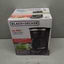 BLACK+DECKER 12-Cup Digital Coffee Maker, Programmable, Washable Basket Filter, Sneak-A-Cup, Auto Brew, Water Window, Keep Hot Plate, Black