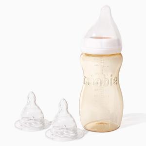 Minbie 6 Months + Breastfeeding Baby Bottle - Anti Colic & Reflux, BPA Free PPSU