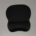 MROCO Ergonomic Mouse Pad with Gel Wrist Rest, Smooth Wrist Support Surface, Non-Slip PU Base for Pain Relief, Comfortable Mousepad for Computer, Laptop, Office & Home, 9.4 x 8.1 in, Black