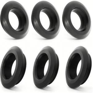 1 1/2" Flexible Rubber Tank Sealing Adapter Compression Fitting (1.5inch-6pc)