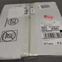 48 piece Stemless Unbreakable Crystal Clear Plastic Wine Glasses Set of 48 Small (10 Ounce - Gold Rim)