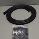 KXLife Black Flexible Ceiling Mount Curtain Track (20 ft), Hospital Curtain Track System, Ceiling Track for Curtains, Room Divider Ceiling Track System, White