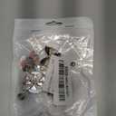 3 Pcs Elegant Crystal Badge Reels Retractable Badge Holder Clip, Cute Pink Bow Tie Nurse Badge Reel Clip Retractable ID Name Tag Card Badge Holder for Nurses Doctor Teacher