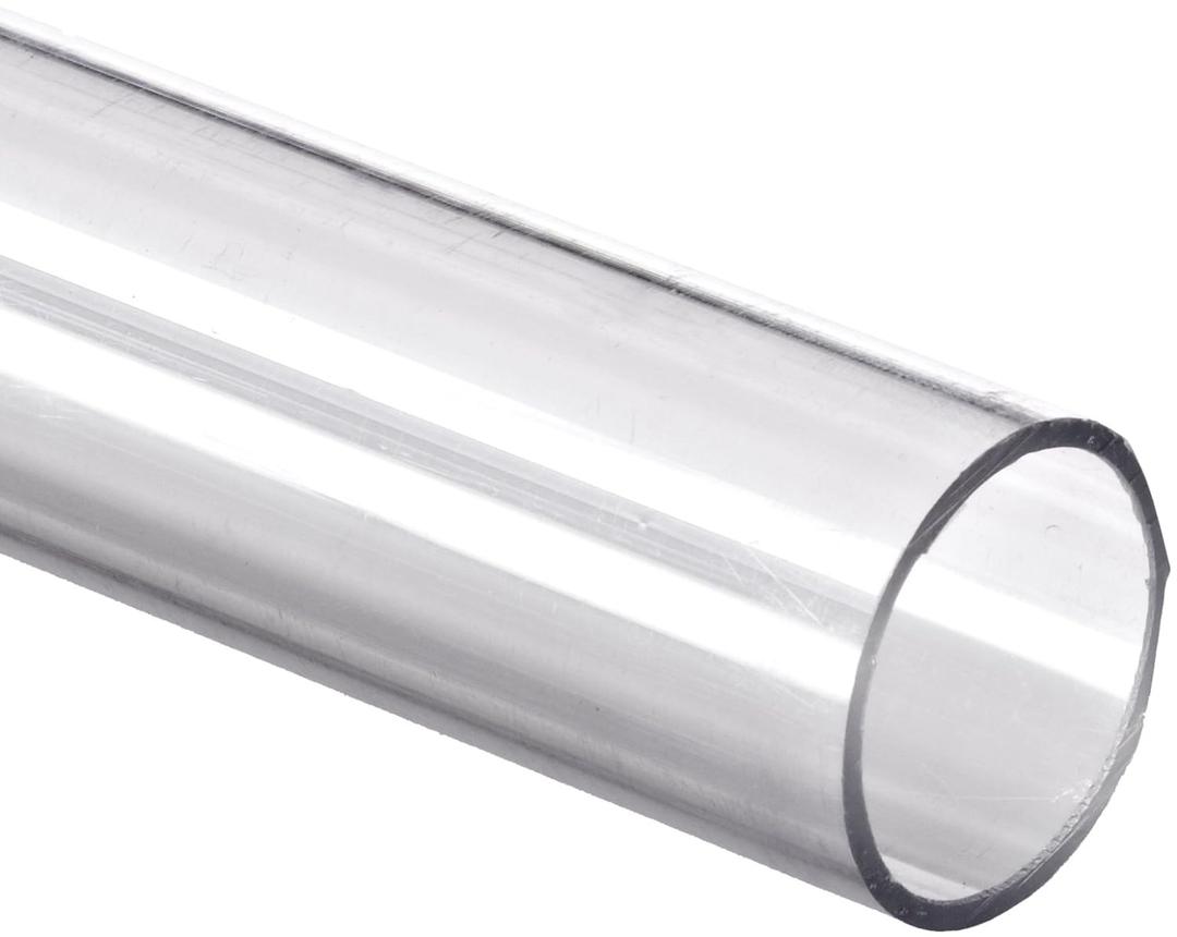 Small Parts - TPC-125/16-36 -TPC-125/16 Polycarbonate Tubing, 3/4" ID x 1" OD x 1/8" Wall, Clear Color 36" L