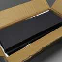 DOLLFIO Floating Shelves Set of 6, Black Wall Shelves with Lip, Display Shelves for Wall Decor, Modern Picture Ledge for Living Room, Bedroom, Nursery, Bathroom, Pictures, Books, Plants- Black