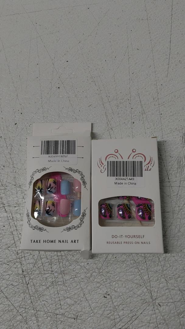 Beach Summer and Pink Press on Toenails Summer Toe Press on Nails Short Square Fake Toenails with Jelly Glue Colorful Flower Design Fake Toe Nails Cute Artificial Beach Full Cover Toenail for Women and Girls,24 Pcs