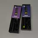 DARKDAWN UV Flashlight 365&395nm Black Light Mini USB Rechargeable Ultraviolet LED Blacklight Woods Lamp Powerful Fluorescent Portable Detector for Pet Urine Stains, Money, Resin Curing2 Pack