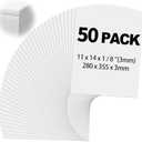 Frienda 50 Pack Foam Boards 1/8 Inch Thickness Foam Poster Boards for Presentation Board for School Crafts Office Art Projects(White,11 x 14 Inch)