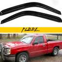Window Visor Rain Guards Compatible with 1999-2006 Chevrolet Silverado/GMC Sierra 1500/2500/3500 HD 07 Classic Body Side Wind Deflector Vent Visors Shades for Truck Accessories Tape-On 2pcs