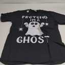 Funny Pretend I'm A Ghost Lazy Halloween Costume T-Shirt M