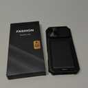 SSLOTSCASE for iPhone 17 Case with Card Holder & Kickstand & Slide Camera Lens Cover & Camera Stand & Wallet, Military-Grade Heavy Duty Hard Rugged Phone Case Cover for iPhone 17 6.3'' 5G 2025, Black