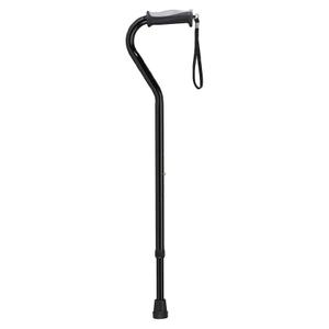 Drive Medical Adjustable Height Offset Handle Cane with Gel Hand Grip, 1.0 ea