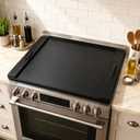 Stove Top Cover, 29.5 x 22 in Noodle Board for Electric Range and Gas Cooktop, Wooden Range Cover with Handles, Farmhouse Kitchen Decor