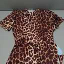 Hilinker Womens Leopard Summer Sleeve, M
