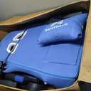 Gaming Chair, 400 lbs Adult Chair, High Back Computer Chair with Footrest and Linked Armrests, Office Video Game Chair with Lumbar Support (Blue)