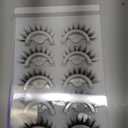 Bepholan Self Adhesive Eyelashes Natural Look,Pre Glued No Glue Needed Reusable Press On Lashes False Eyelashes Wispy with Tweezer of Replacement Adhesive Strips 8-14mm 5 Pairs(CVJ205)