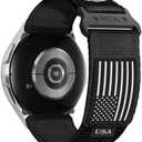 22mm Quick Release Watch Band for Samsung Galaxy Watch 3 Band 45mm/GalaxyWatch 46mm/Gear S3 Frontier/Classic for Men, Rugged Fabric Nylon Strap for Garmin Venu 3 2/Vivoactive 4/Forerunner 265/255