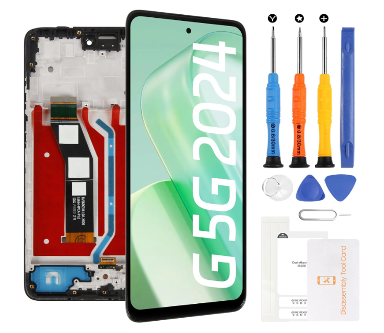 ZTOOYO for Motorola G 5G [2024 Version] Screen Replacement for Moto G 5G 2024 Screen Replacement Kit with Frame XT2417 XT24171 XT2417D LCD Display digitizer Touch Screen Assembly 6.6 inch