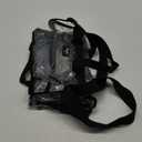 MAY TREE Clear Bag for Stadium Events 12×6×12 Clear Tote Lunch Bag with Reinforced Straps for Work and Sporting Events