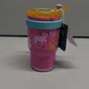 Reduce 14oz Coldee Vacuum Insulated Stainless Steel Straw Tumbler Bright Pink: Kids Leakproof Drinkware