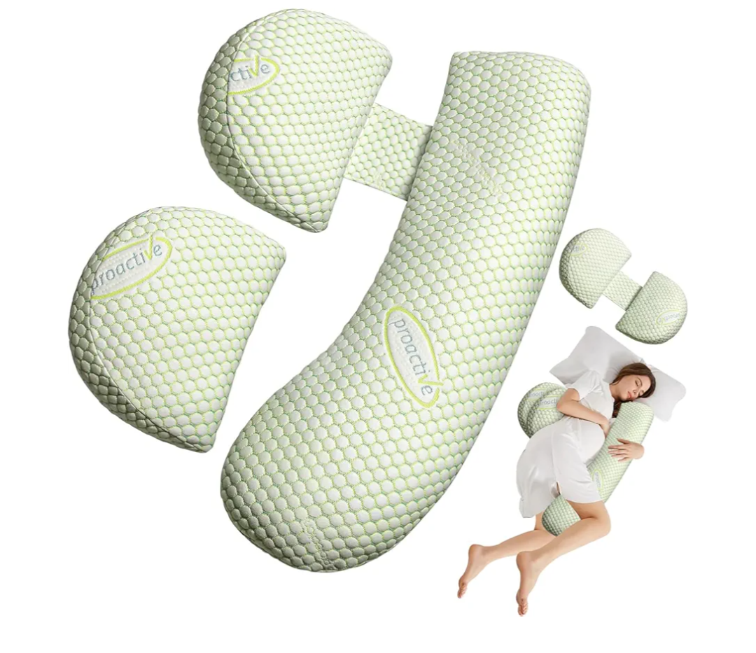 Pregnancy Pillow, Maternity Pillow for Pregnant Women, Soft Maternity Pillow with Detachable & Adjustable Pillow Cover, HIPS Legs S