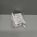 2 x TonGass 4-Pack RV Curtain Holders with Screws (White)  Camper & Motorhome Curtain Clips for Window Drapes, Heavy-Duty Plastic Retainers for RV, Boat, and Trailer Curtains