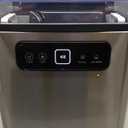 Aeitto Nugget Ice Maker Countertop, Pellet Ice Machine Soft Chewable Ice 40lbs/Day, One-Click Operation, Auto Self-Cleaning Crushed Ice Makers Stainless with Scoop for Home/Kitchen/Office (Silver)