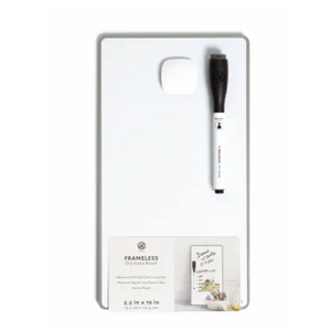 U Brands Frameless Magnetic Dry Erase Board