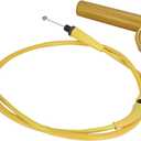 JFG RACING Motorcycle Throttle Assembly,7/8" 22mm Quick Twist Throttle Grips With Throttle Cable Aluminum Alloy Universal For CRF50 KLX SSR TTR 110 125 150 200 250cc Dirt Pit Bike ATV Mini Bike Gold