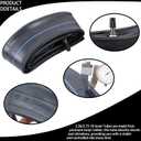 2.50-18 2.75-18 2.50/2.75-18 Inner Tube with Straight Stem TR4 for 80/100-18 80/90-18 90/90-18 Motorcycle Street Off Road Dirt Bike
