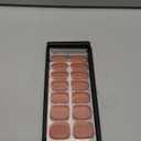 ohora Semi Cured Gel Nail Strips (N Bare Brick) - Works with Any UV/LED Lamps, Salon-Quality, Long Lasting, Easy to Apply & Remove - Includes 2 Prep Pads, Nail File & Wooden Stick