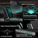 typecase Edge Keyboard Case for iPad 11th Gen A16 (2025) & 10th Gen 10.9" (2022)  Multi-Touch Trackpad, 11-Color Backlit Magic-Style Keyboard  Floating Magnetic Stand, Pencil Holder  Black