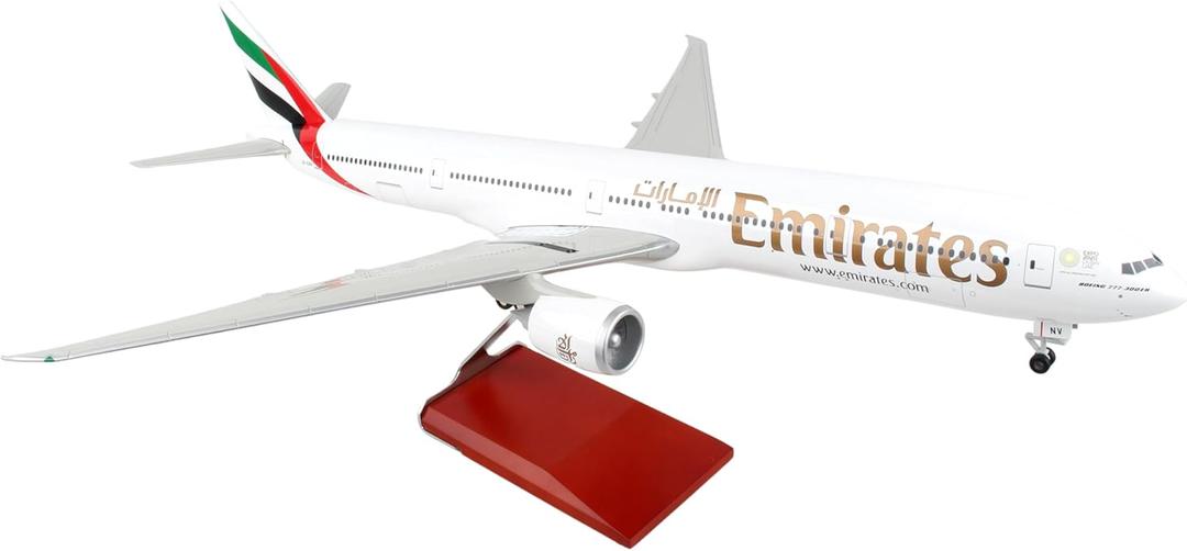 Daron Emirates 777-300 ER SkyMarks Airplane Model, 11"