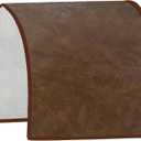Ntomtuex Faux Leather Couch Arm Cover PU Armrest Slipcover Waterproof Armrest Covers for Sofa Recliner Chair Arm Protectors for Pets Set of 2 Coffee (19"  35")