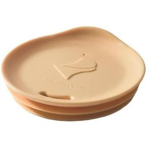 Reusable Coffee Cup Silicone Lid  Fits Most Tumbler, Water Bottle, & Ceramic Coffee Mug Between 3"-3"  Dishwasher-Safe Travel Mug Lid keeps your beverage in your mug (Medium - Cappuccino)